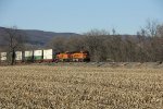 BNSF 3280 leads NS 264